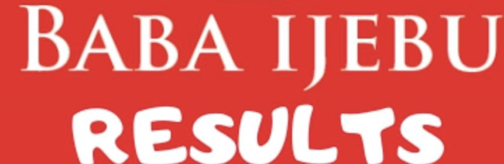 Baba Ijebu Result Today/Yesterday – Baba Ijebu Past Results 2022